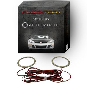 Saturn Sky White LED Halo Headlight Kit 2007-2010