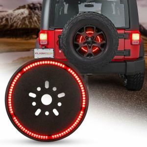 Spare Tire 3rd Wheel Smoked Brake Light Jeep Wrangler JK and JL 2007-2026