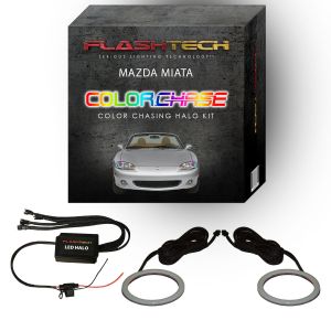 Mazda Miata ColorChase LED Halo Headlight Kit 2001-2005
