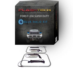 Ford 250 /Ford F350 1999-2004 Blue LED Halo Headlight Kit