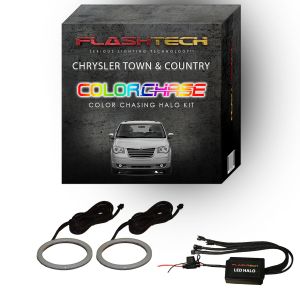 Chrysler Town & Country ColorChase LED Halo Fog Light Kit 2005-2010