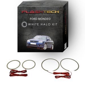 Ford Mondeo White LED Halo Headlight Kit 2000-2007