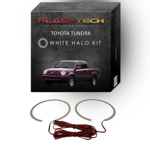 Toyota Tundra White LED Halo Headlight Kit 2005-2006