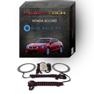 Honda Accord Coupe 2008-2010 Blue LED Halo Headlight Kit