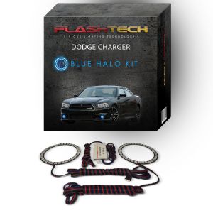 Dodge Charger 2011-2014 Blue LED Halo Fog light Kit