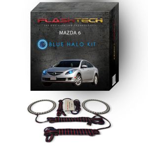Mazda 6 2009-2010 Blue LED Halo Headlight Kit