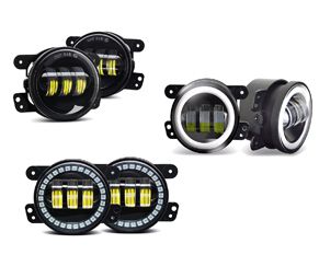 4030 4" Round LED Fog Light Assembly