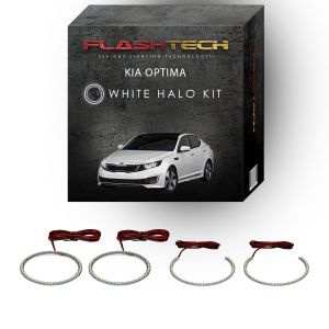 Kia Optima White LED Halo Headlight Kit 2011-2013