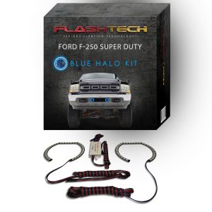 Ford 250 /Ford F350 2001-2004 Blue LED Halo Fog light Kit