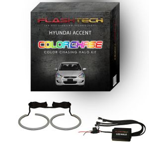 Hyundai Accent ColorChase LED Halo Headlight Kit 2012-2014
