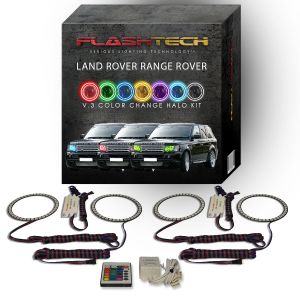 Land Rover Range Rover 2006-2010 V.3 Fusion Color Change LED Halo Headlight Kit with IR Remote