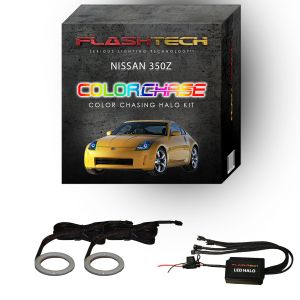 Nissan 350z ColorChase LED Halo Headlight Kit 2003-2005