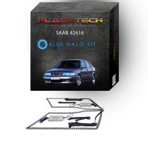 Saab 9 - 3 1999-2003 Blue LED Halo Headlight Kit