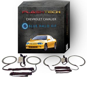 Chevrolet Cavalier 2003-2005 Blue LED Halo Headlight Kit