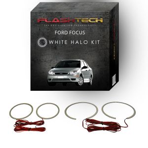 Ford Focus White LED Halo Headlight Kit 2005-2007