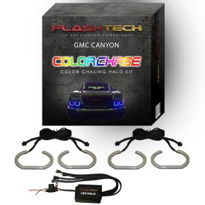 GMC Canyon ColorChase LED Halo Headlight Kit 2004-2012