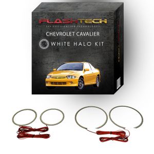 Chevrolet Cavalier White LED Halo Headlight Kit 2003-2005