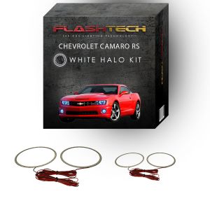 Chevrolet Camaro RS White LED Halo Headlight & Fog Light Kit 2010-2013