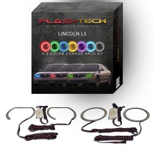Lincoln LS V.3 Fusion Color Change LED Halo Headlight Kit 2000-2002