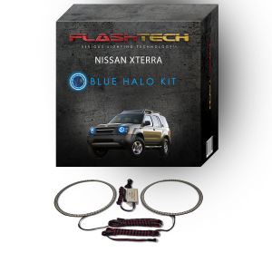 Nissan X-Terra 2002-2004 Blue LED Halo Headlight Kit