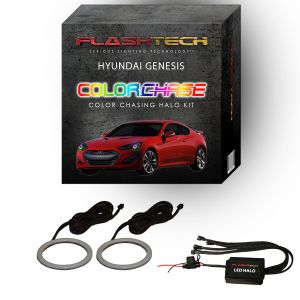 Hyundai Genesis Coupe ColorChase LED Halo Headlight Kit 2013-2016