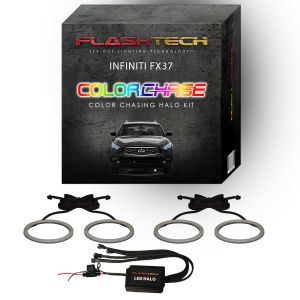 Infiniti FX37 ColorChase LED Halo Headlight Kit 2013-2017