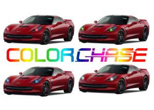 Chevrolet Corvette ColorChase LED Halo Headlight Kit 2014-2019