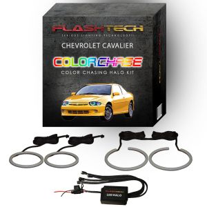 Chevrolet Cavalier ColorChase LED Halo Headlight Kit 2003-2005