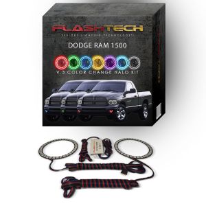 Dodge Ram V.3 Fusion Color Change LED Halo Fog Light Kit 2002-2008