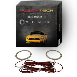 Ford Mustang White LED Halo Headlight Kit 2015-2017