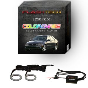 Lexus IS300 ColorChase LED Halo Fog Light Kit 2001-2005