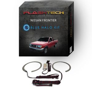 Nissan Frontier 1998-2000 Blue LED Halo Headlight Kit