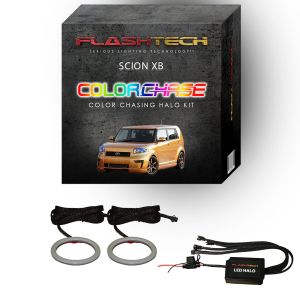 Scion xB ColorChase LED Halo Headlight Kit 2008-2010