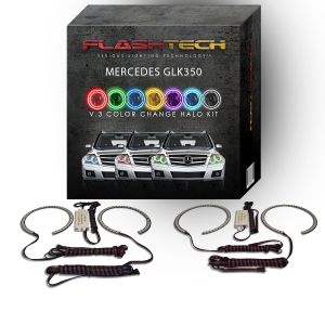 Mercedes GLK V.3 Fusion Color Change LED Halo Headlight Kit 2013-2014