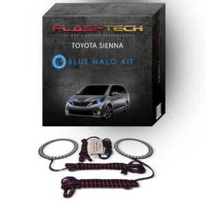 Toyota Sienna 2015-2016 Blue LED Halo Headlight Kit