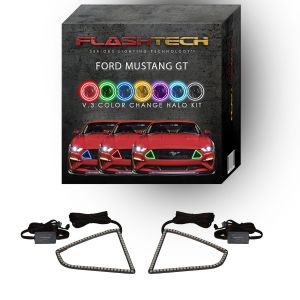 Ford Mustang GT ColorFuse DRL Color Change grille LED Light RTR kit 2018 +