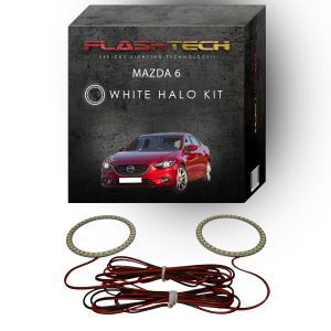 Mazda 6 White LED Halo Headlight Kit 2014-2015