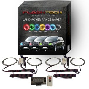 Land Rover Range Rover 2006-2010 V.3 Fusion Color Change LED Halo Headlight Kit with RF Remote