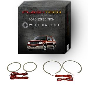 Ford Expedition White LED Halo Headlight Kit 2003-2006