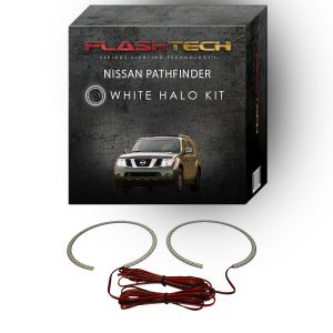 Nissan Pathfinder White LED Halo Headlight Kit 2005-2012