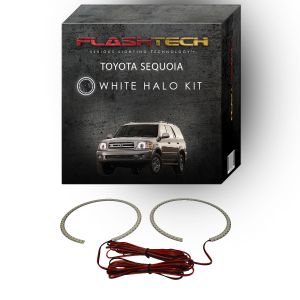 Toyota Sequoia White LED Halo Headlight Kit 2001-2004