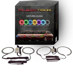 Saturn Aura V.3 Fusion Color Change LED Halo Headlight Kit 2007-2009