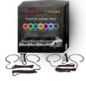 Pontiac Grand Prix V.3 Fusion Color Change LED Halo Headlight Kit 2004-2008