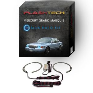 Mercury Grand Marquis 1998-2002 Blue LED Halo Headlight Kit