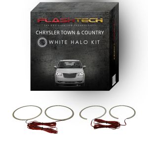 Chrysler Town & Country White Headight Halo Kit 2005-2010