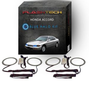 Honda Accord 1994-1997 Blue LED Halo Headlight Kit