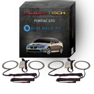 Pontiac GTO 2004-2006 Blue LED Halo Headlight Kit