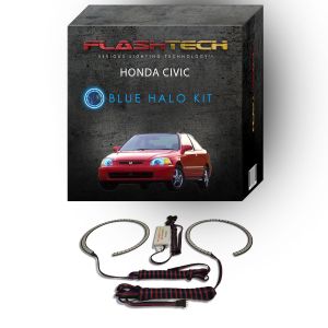 Honda Civic 1992-1995 Blue LED Halo Headlight Kit