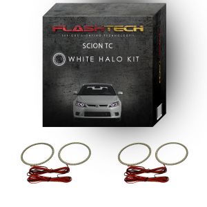 Scion tC White LED Halo Headlight Kit 2011-2013