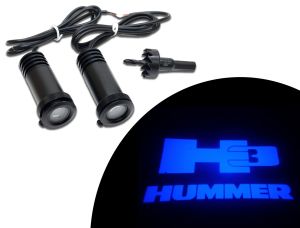 Flashtech Puddle Light Kit for Hummer H3 - Blue